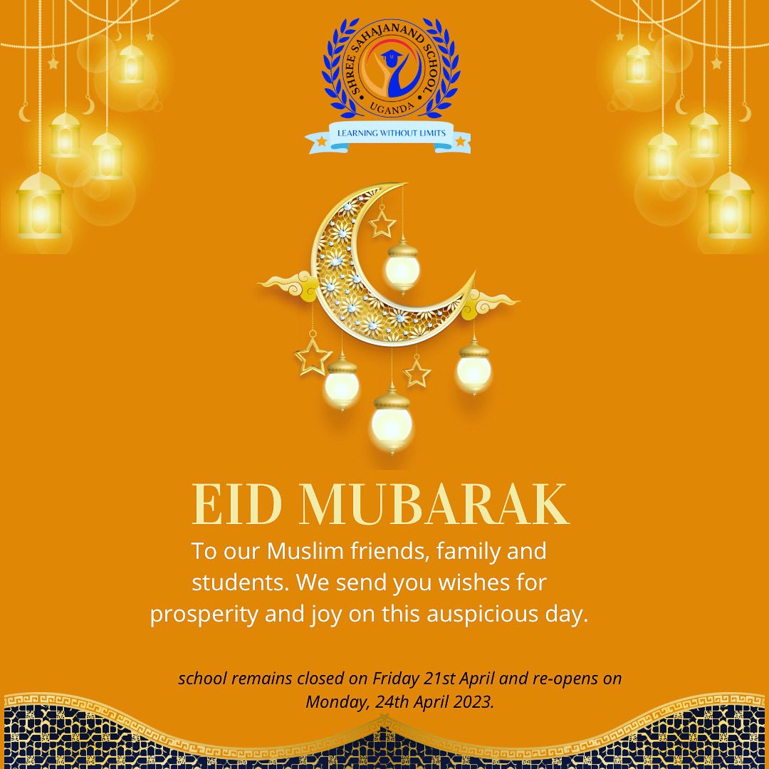 sssuganda's tweet photo. May all the obstacles in your path be removed by Allah's blessings and you always get success in life. Eid Mubarak to SSSU family, friends and students🤲📿🛐
.
.
.
#sssu #kampala #uganda #ugandakampala #eidmubarak #ramadhan #eid2023 #Eid2023 https://t.co/72o6jiqYzE