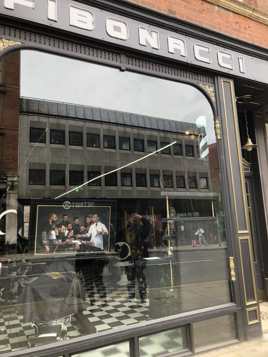 Loved to see some of the old haunts yesterday including see Nottingham’s Urban Room has been turned into a barbers 🙀
