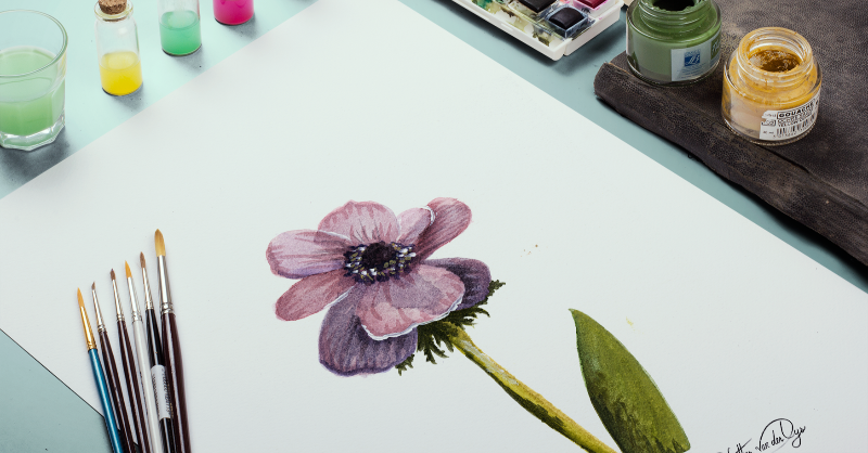 Heather_Dys's tweet photo. Just finished this beautiful watercolor painting of a single flower. Loving how the colors turned out! #watercolor #art #painting #floral #painting  #artfesival #prep https://t.co/mY10MbmBa1