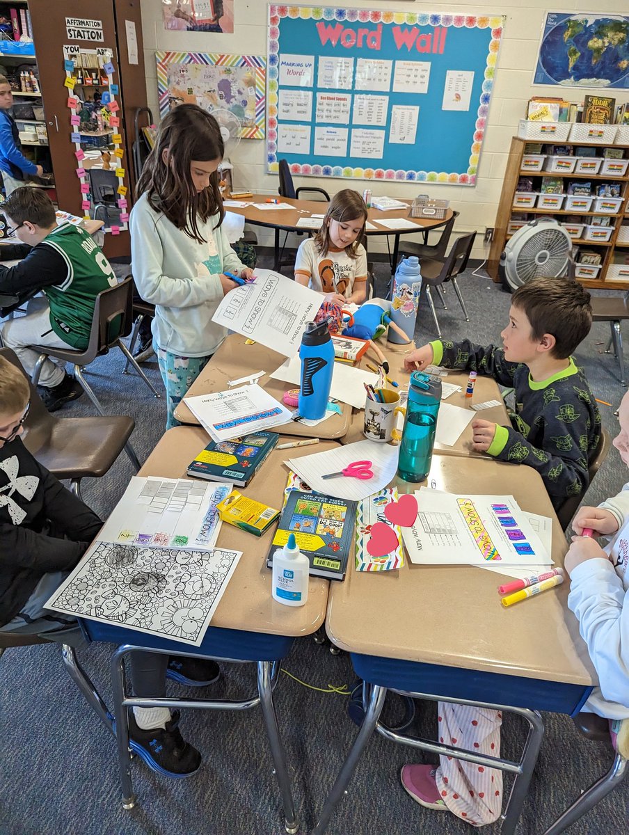 MT_Gr3's tweet photo. We had a pajama day, and we made flip books about fractions! #Juster3 #MTAreWe https://t.co/rqmDfDQFcn