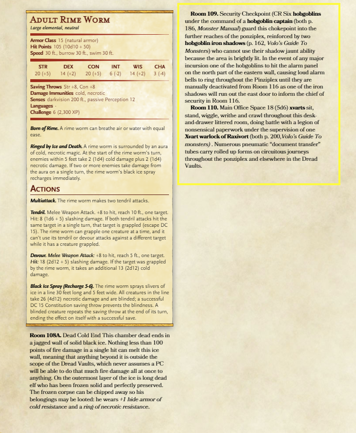 ParanoydStyle's tweet image. #Dungeon23. Day 110. Dread Vaults of Icosatriophax. Third Main Level. The Ponziplex continues.
patreon.com/posts/dread-va… 
#dnd #dnd5e #osr #tabletopgaming #dungeonsanddragons