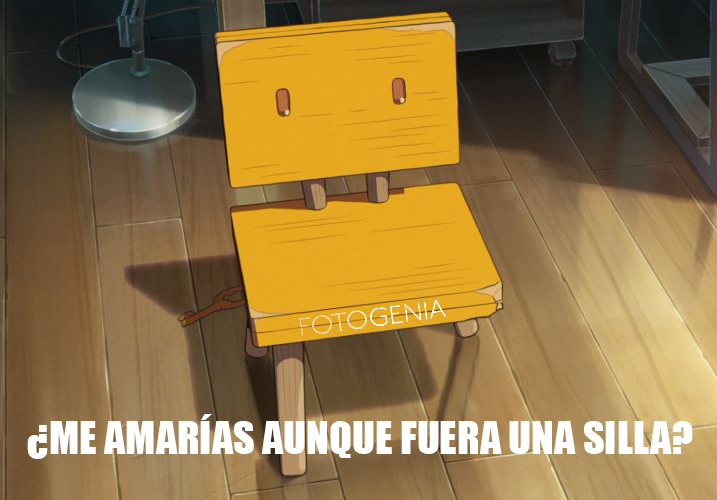 FotogeniaPod's tweet photo. El verdadero me amarías si fuera...🪑

#Suzume https://t.co/ogaOP1F5E6