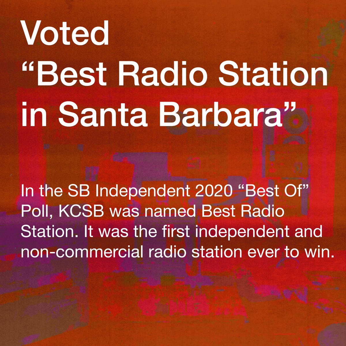 KCSB-FM 91.9 tweet media