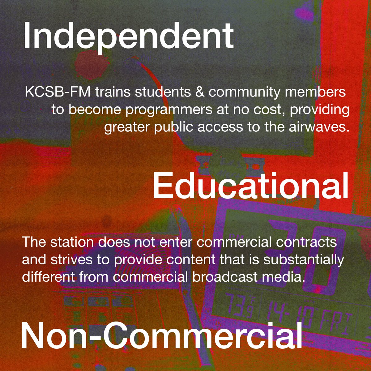 KCSB-FM 91.9 tweet media