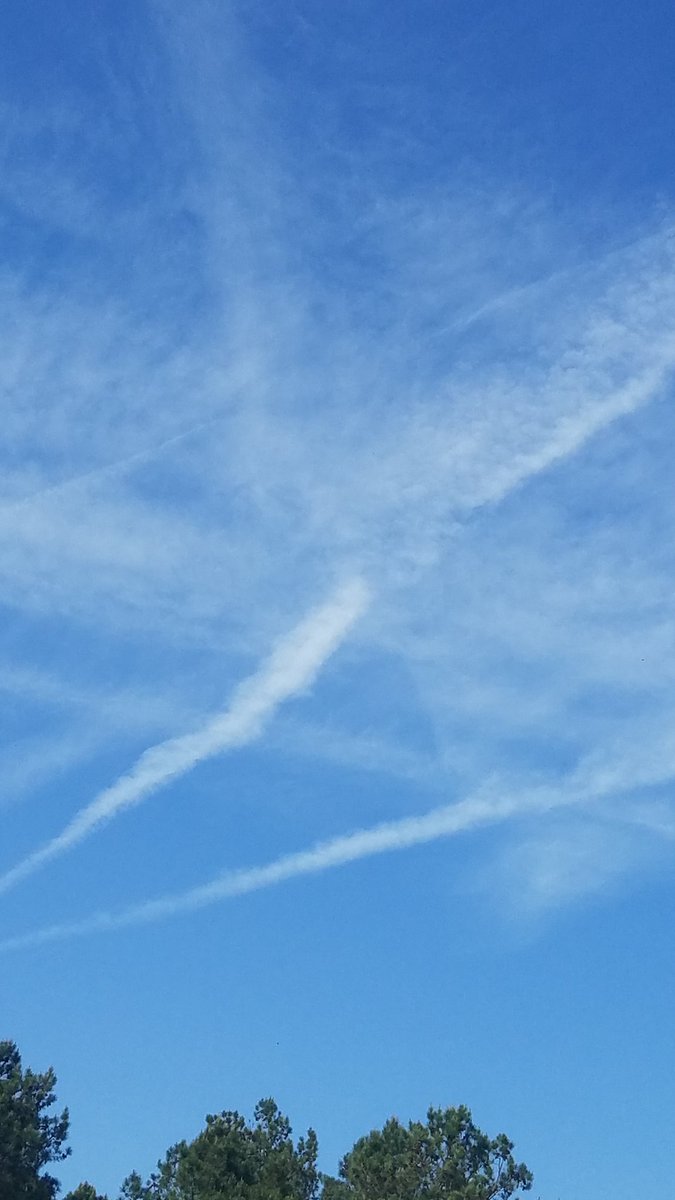 DanPeacock12's tweet photo. They constantly spray particulates in our atmosphere that creates a heat Dome trapping the Heat and we are breathing the chemicals and no one is doing anything about it! https://t.co/atWECv9qHL
