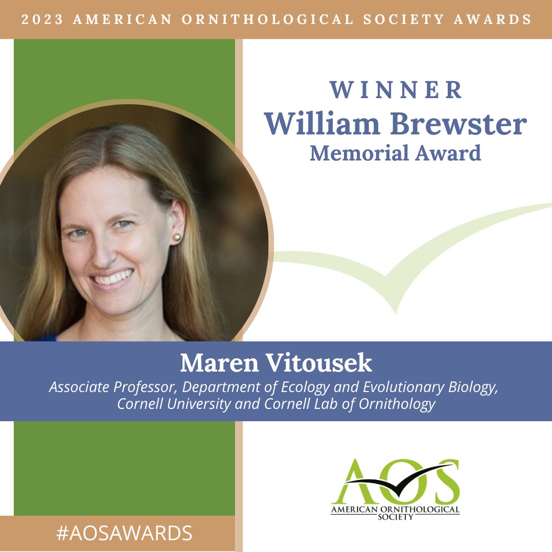 American Ornithological Society tweet media
