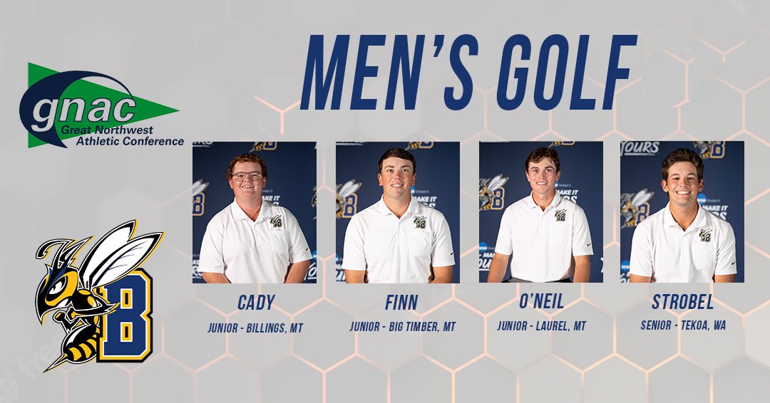 MSUBGOLF's tweet photo. GNAC All-Academic Team👏👏

Congrats to Brady Cady, Blake Finn, Paul O’Neil and Dawson Strobel for making the GNAC All-Academic Team!📚 

#MSUBGolf https://t.co/8T9ikTwzGQ