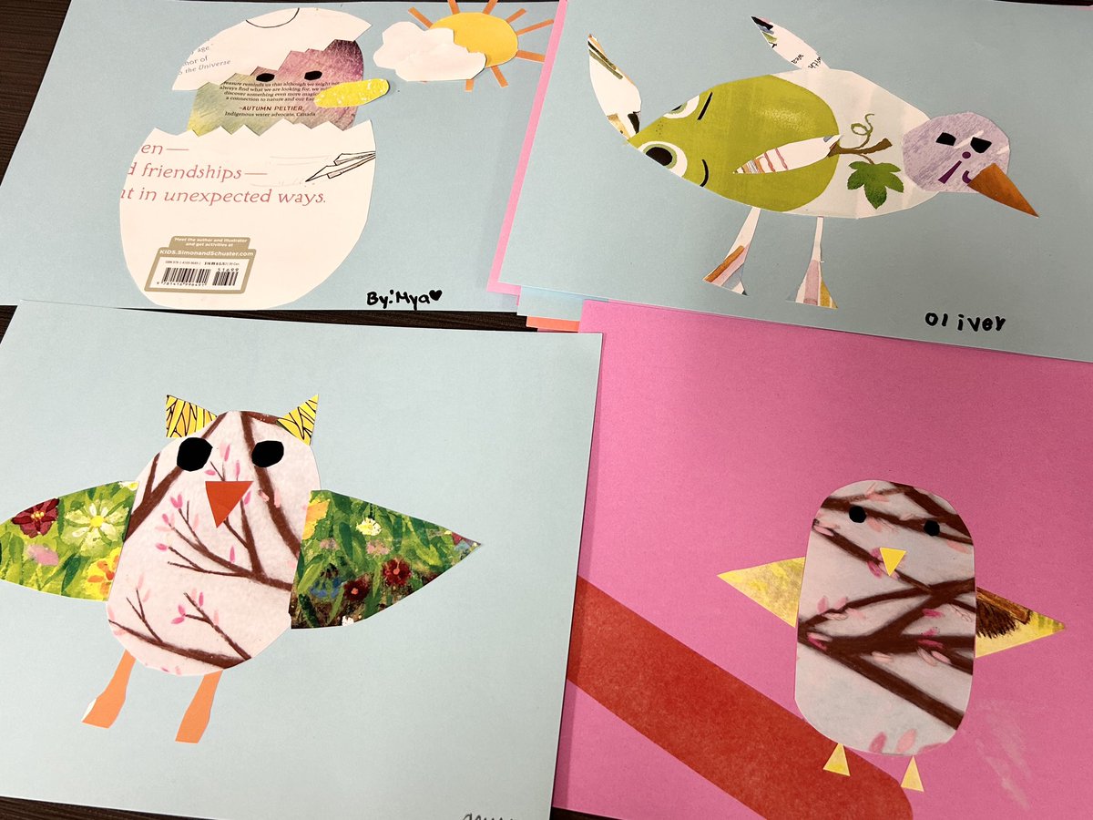 Kaitlin Holley (@mrsholley_) on Twitter photo We love visiting <a href="/dcadieux5/">Danielle Cadieux</a>! Students needed to think outside of the box as they used book covers to make birds. Their creations are impressive! Spring is in the air ☀️🐥 <a href="/SACTVDSB/">Sir Arthur Currie PS</a> We love visiting <a href="/dcadieux5/">Danielle Cadieux</a>! Students needed to think outside of the box as they used book covers to make birds. Their creations are impressive! Spring is in the air ☀️🐥 <a href="/SACTVDSB/">Sir Arthur Currie PS</a>
