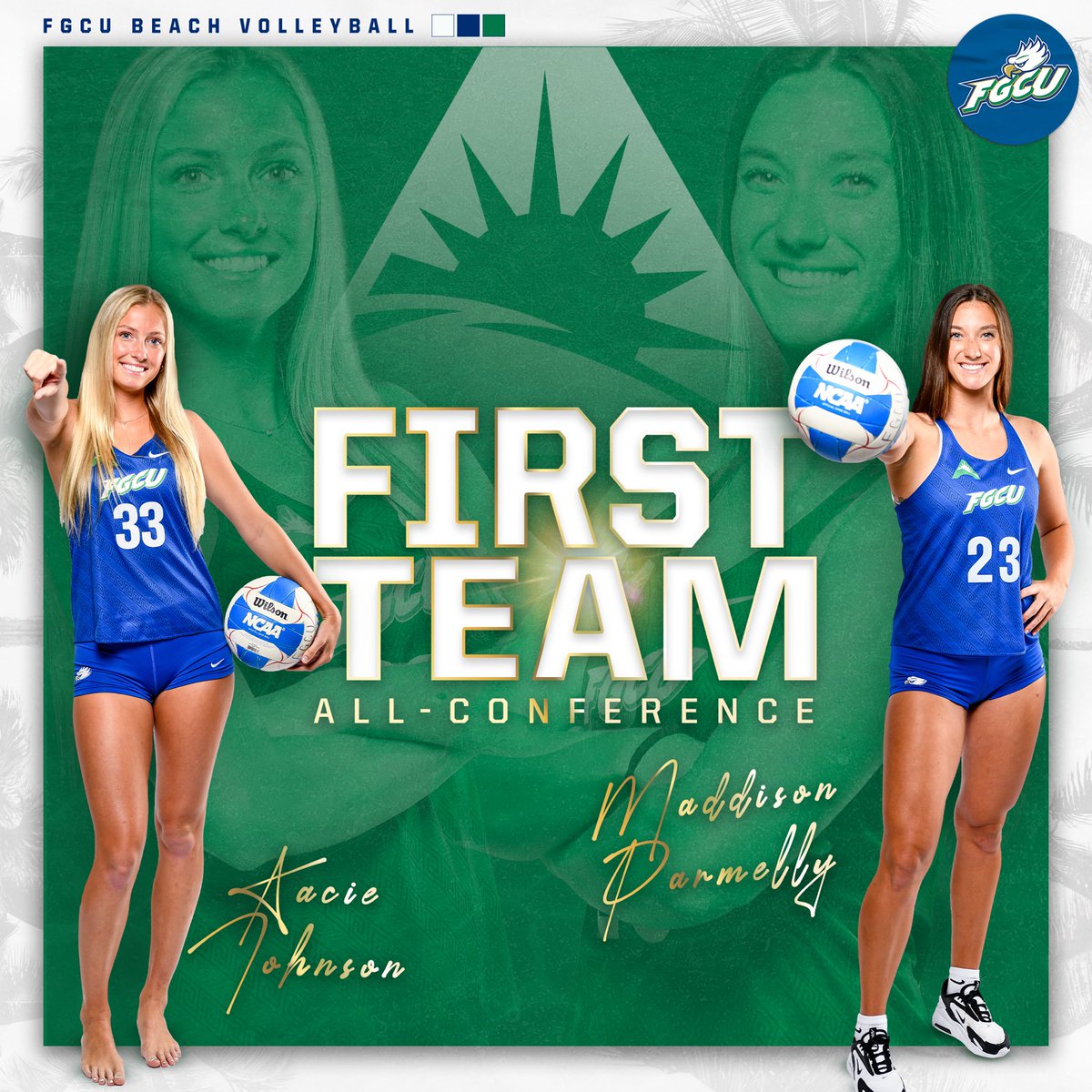FGCU_BeachVB's tweet photo. What can we say about our No. 1 pair 🔥🔥🔥

Congratulations @MParmelly and @Kaciejohnsonn for earning a spot on the ASUN First Team All-Conference list.

#WingsUp🤙🦅🏐 https://t.co/6s3VUnhQwY