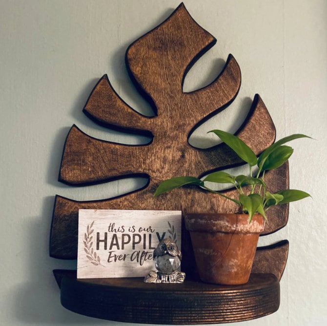designsbycay's tweet photo. Wooden Leaf #FloatingTable Shelf, #WoodShelf, #WallHanging #HomeDecor, Organization, Room Accent, #IndoorGarden Decor, #Wood #PlantPotHolder #woodhomedecor #bohohomedecor #leafshelf #walldecor #woodenshelf #floatingshelf #woodenshelf #leaves

https://t.co/Zbae22PdPS https://t.co/MOgkuYNj7I
