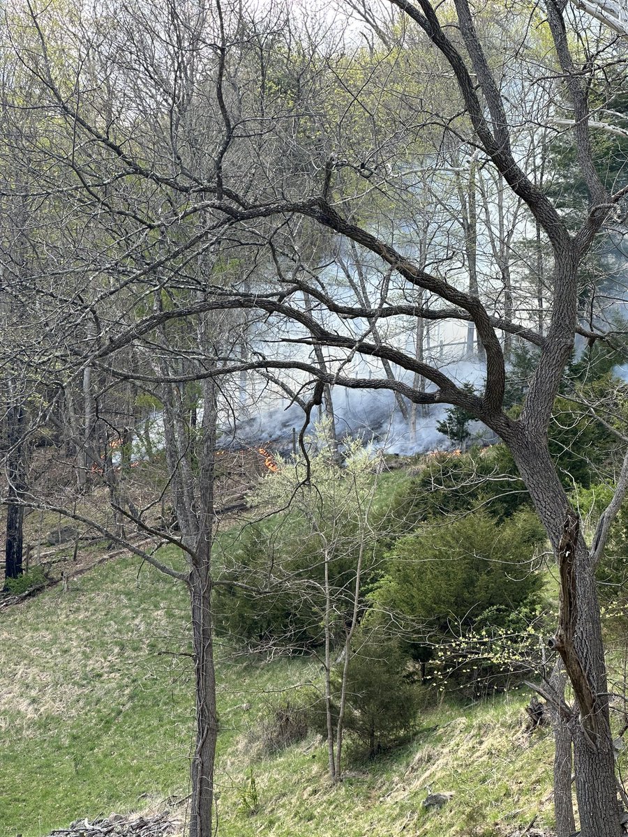BenWKYT's tweet photo. Wildfire is inching closer to Smith Valley Road at this time between Hidden Valley Rd and Powder Mill Run Rd @WHSVaubs  @WHSVnews https://t.co/IulEBDR9FY