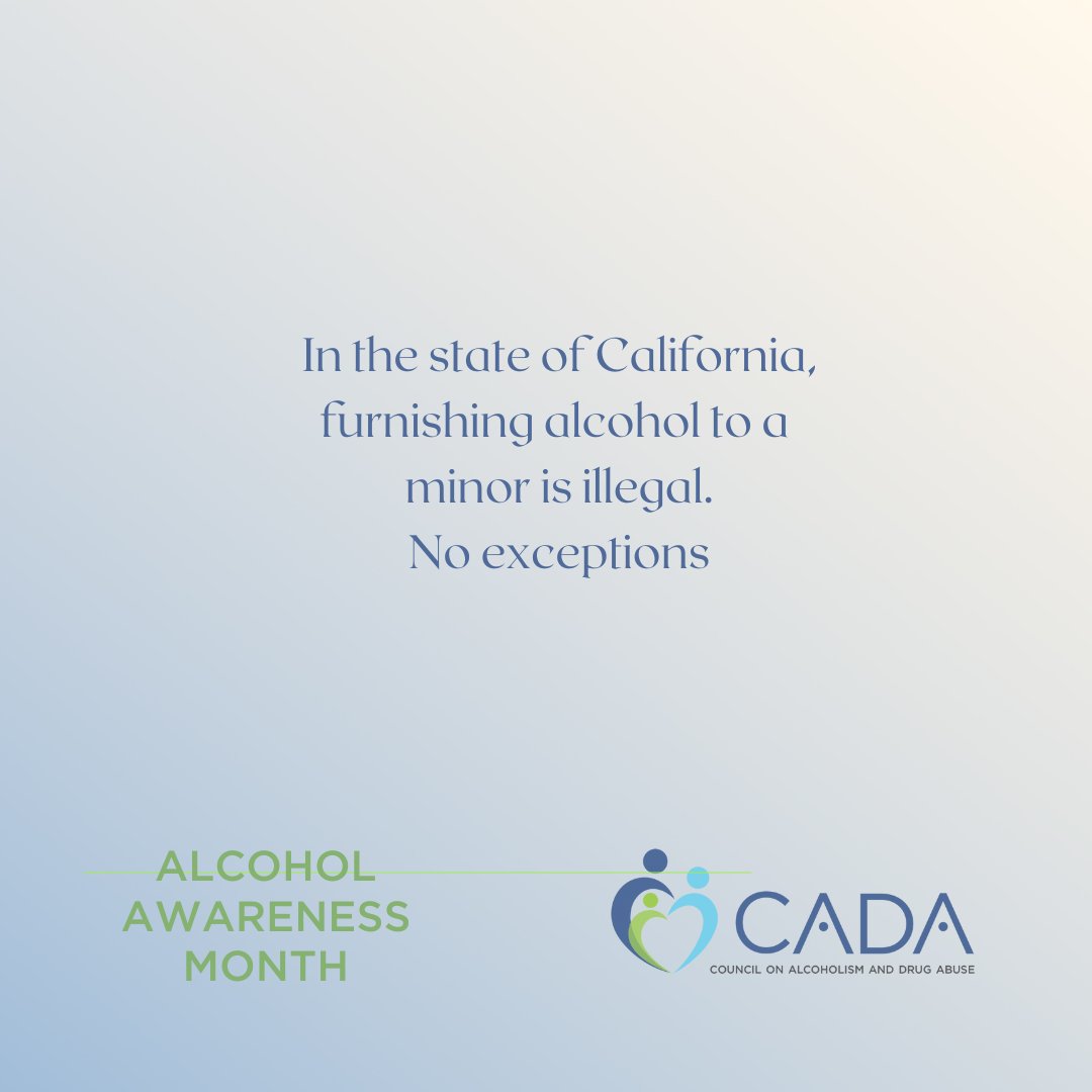 CADASB's tweet image. Drinking underage increases the risk of them  becoming addicted to alcohol sometime in their lifetime. 4 in 10 people who began drinking before the age of 15 have alcohol dependency issues.⁠
#alcoholawareness #dependencyissues ⁠
⁠
@niaaanews @nihgov⁠