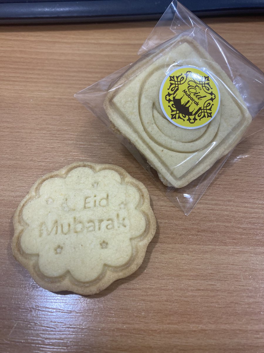 MrsSmithGBS's tweet photo. Eid Mubarak to our families celebrating tomorrow, and thank you to @ritaj_abedean3 for a lovely treat for our nursery pupils with a spare one being enjoyed by myself after school tonight. https://t.co/s5mHMGcY9w