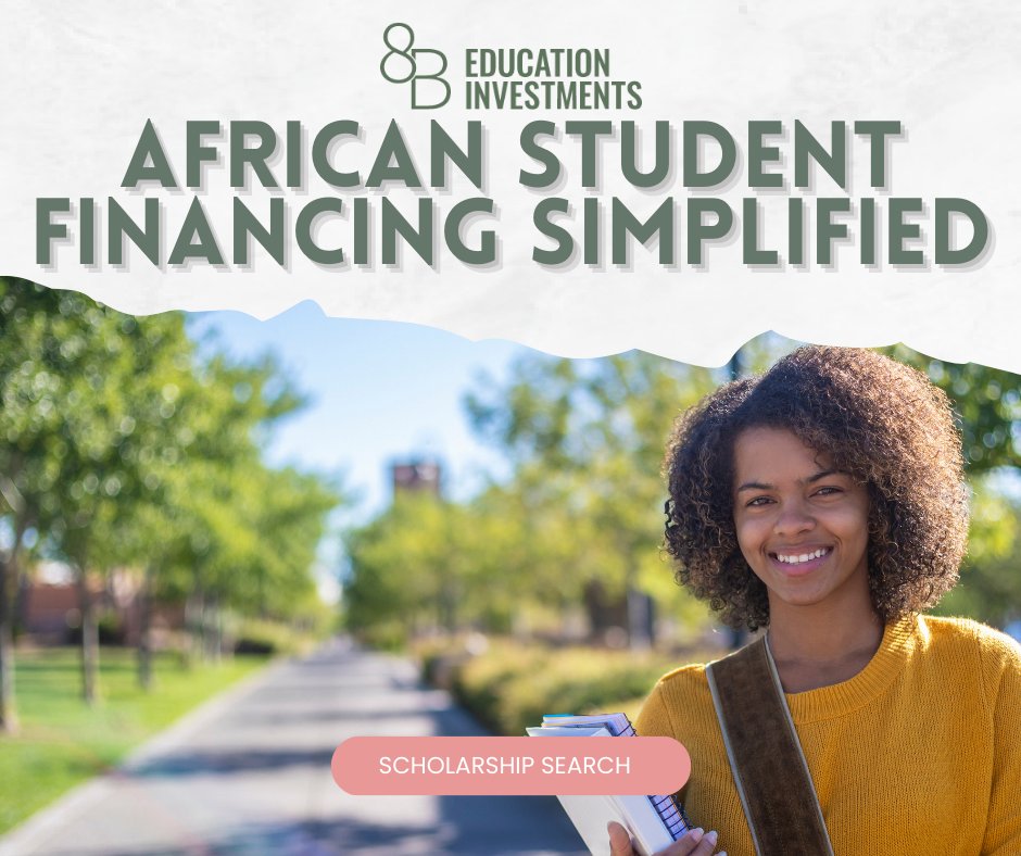8B Education Investments provides accessible and affordable financing options to help you achieve your educational goals! ---&gt; ow.ly/27xB50NoyAB

#AfricaCollege #ScholarshipsAfrica #StudentLoans101 #FinancingSupport