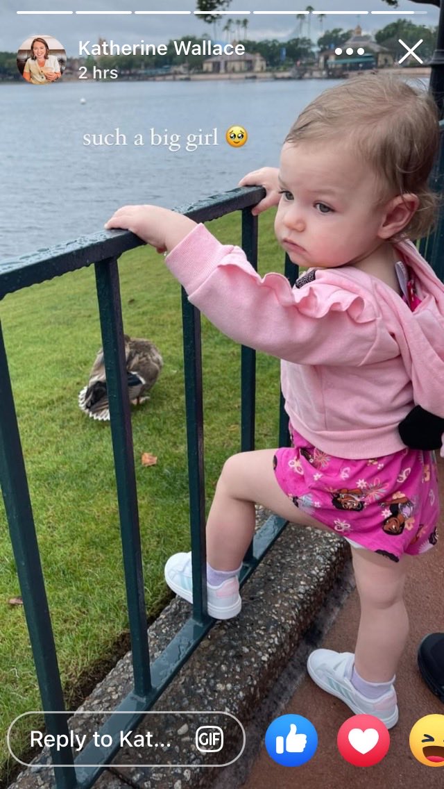 coachjimgreen's tweet photo. Our granddaughter at Disneyworld wanting to get started with her day. Giving mom &amp; dad a small “hint” https://t.co/b8BhY1tySH