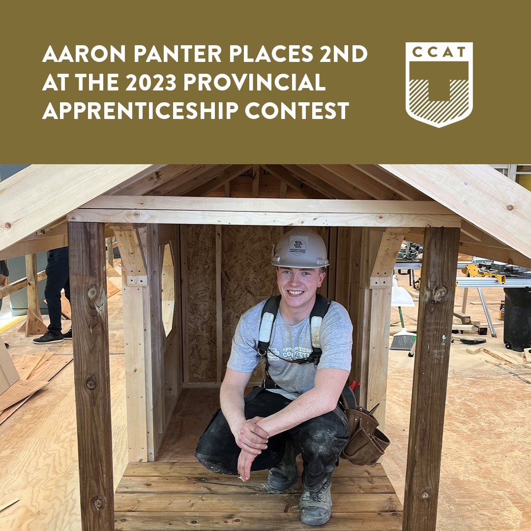 the_ccat's tweet photo. Congratulations, Aaron! You did an amazing job placing second in the General Carpentry section at the 2023 Provincial Apprenticeship Contest. The entire CCAT team is proud of your efforts and your performance!
#theccat #construction #ontario #contest #competition #apprenticeship https://t.co/PdZOuGXsVN