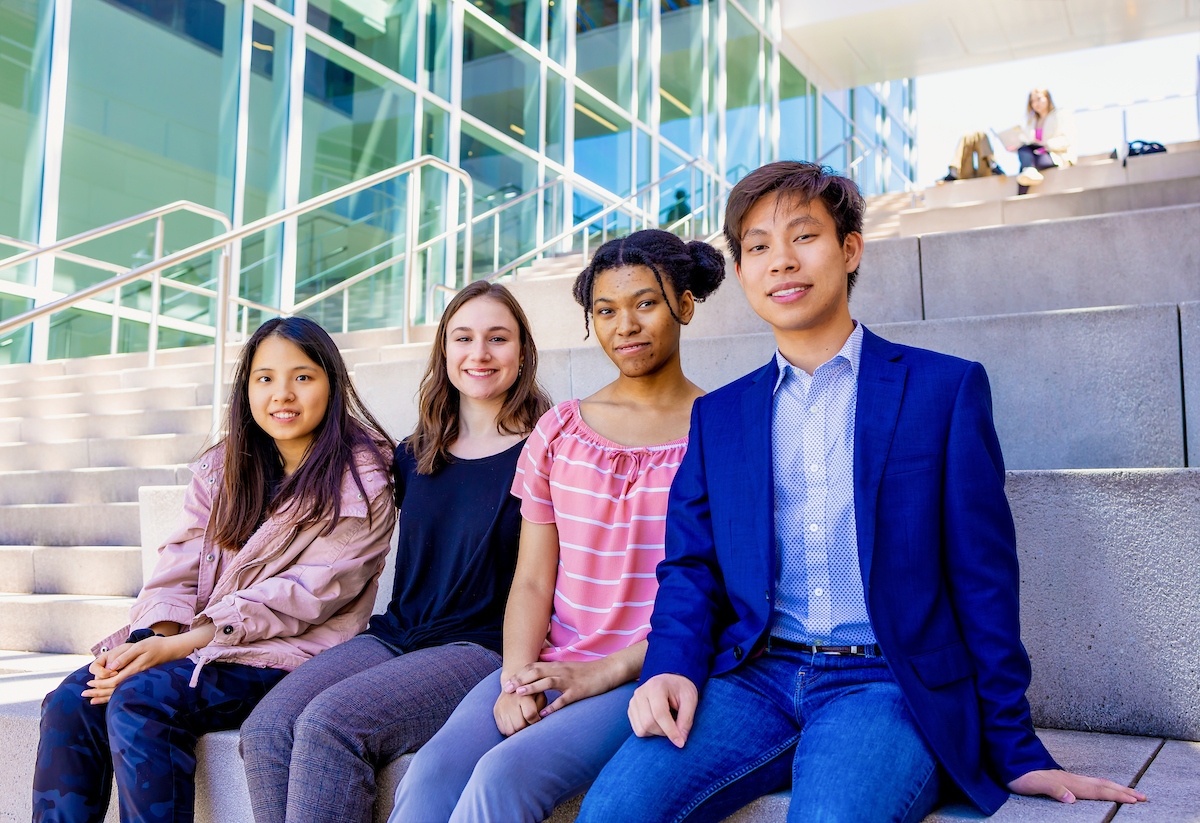 emorycollege's tweet photo. Four Emory College juniors (including two @EmoryOxford continuees) have won the Goldwater Scholarship, the nation's top awards for undergrads in STEM.
Congrats to Yingrong, Maddie, Tamecka and Jojo!
More of their stories, and incredible research, at https://t.co/X4Z3oPko6W https://t.co/NgXPftaDrf