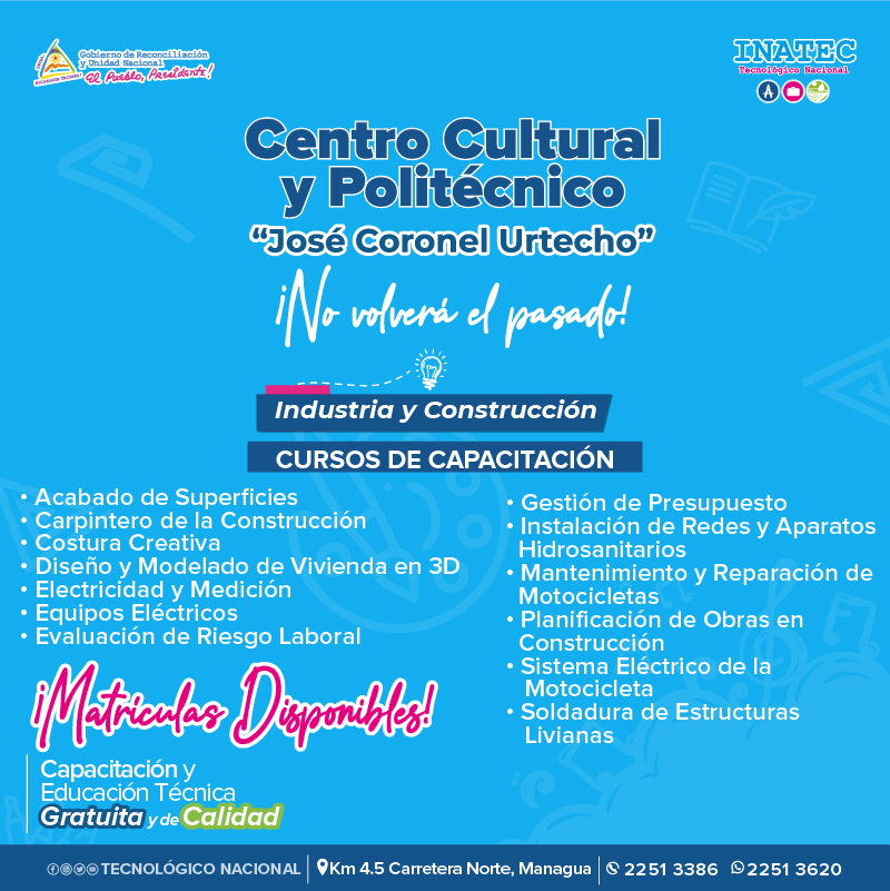 Centro Cultural y Politécnico José Coronel Urtecho tweet media