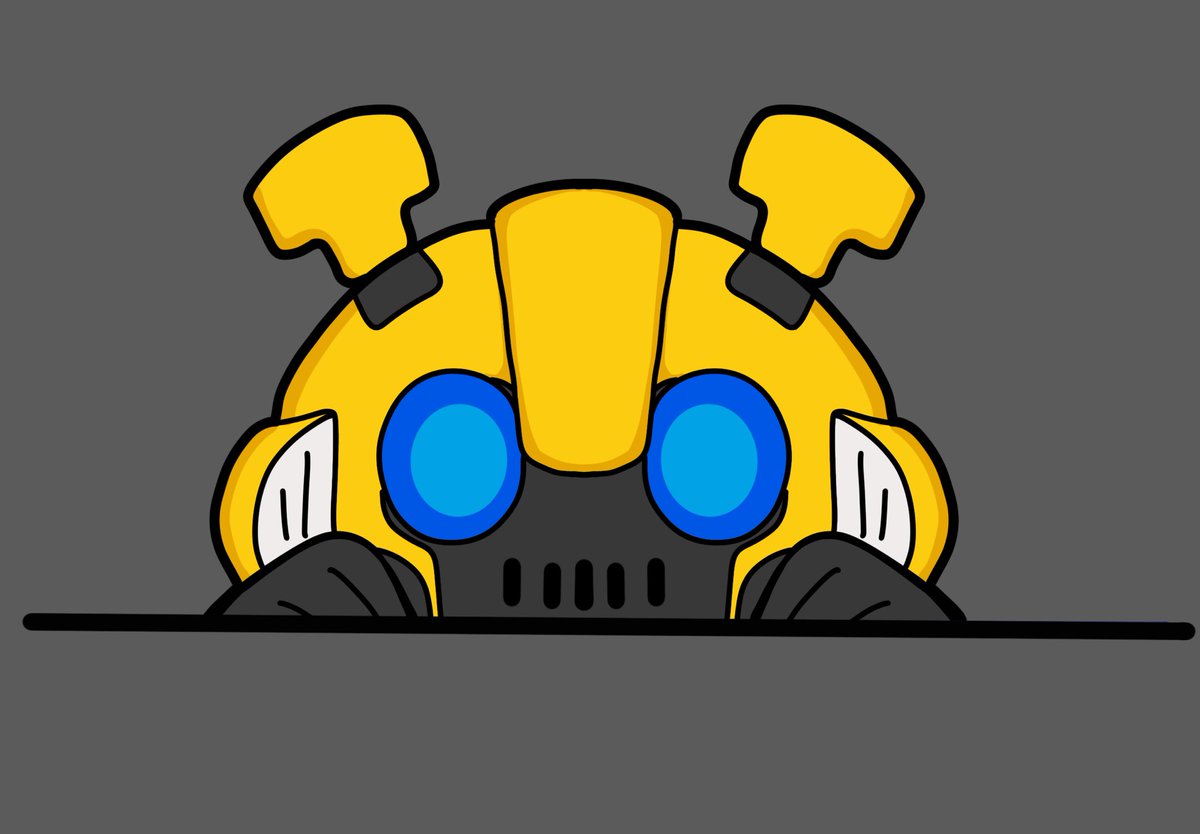 MePzilla's tweet photo. Maybe in the future I’ll turn these in to car stickers but I just really wanted to do Bee and Charlie as these peeker stickers 

#Transformers #bumblebee #charbee #ArtistOnTwitter https://t.co/CILmVRyyfb