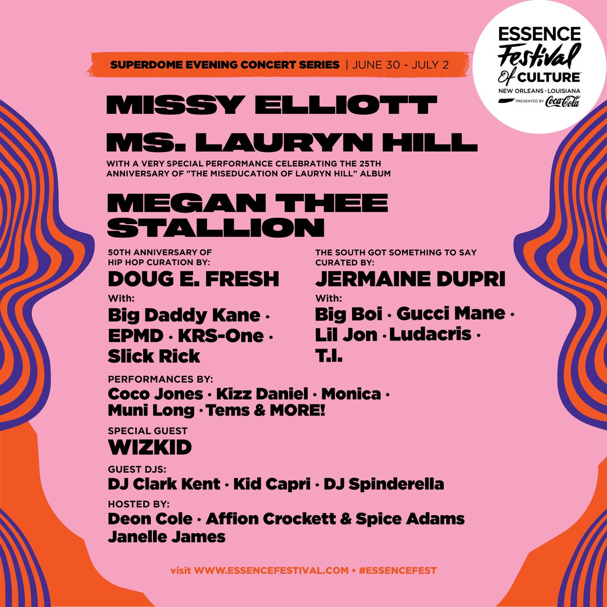 For the first time ever we have an all woman Hip-Hop lead headliners! 

And we are still NOT done yet.