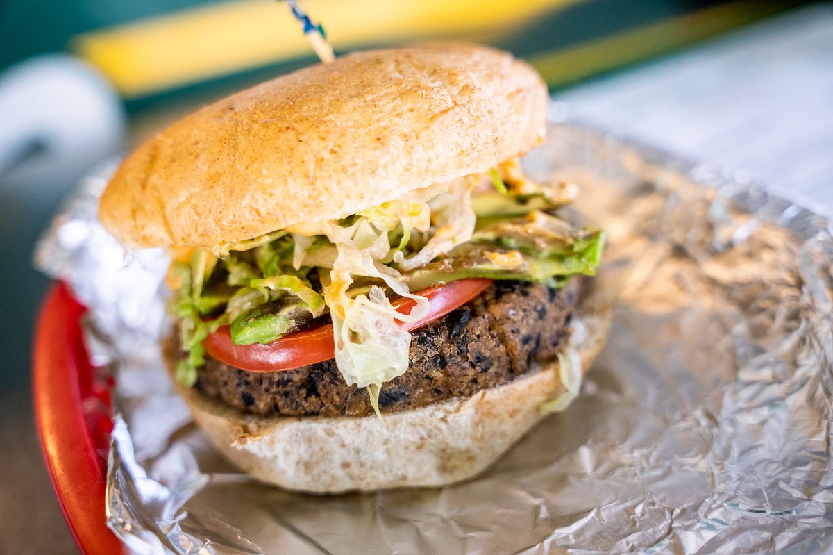 Black Bean Burger #instayum #delish #foodie