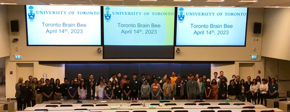 CPIN_UofT's tweet photo. The 2023 Toronto Brain Bee competition was successfully held. 🧠🐝

We would like to thank everyone who participated. You all did an amazing job!

#brainbee #competition #neuroscience #brain #neurology #teenager https://t.co/yop5TfBXgO
