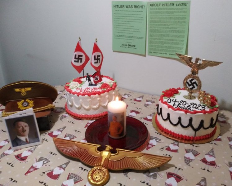 Reb1rf's tweet photo. Today We Celebrate Our Kings Birthday Adolf Hitler #HitlersBirthday https://t.co/ZrtykmimHE