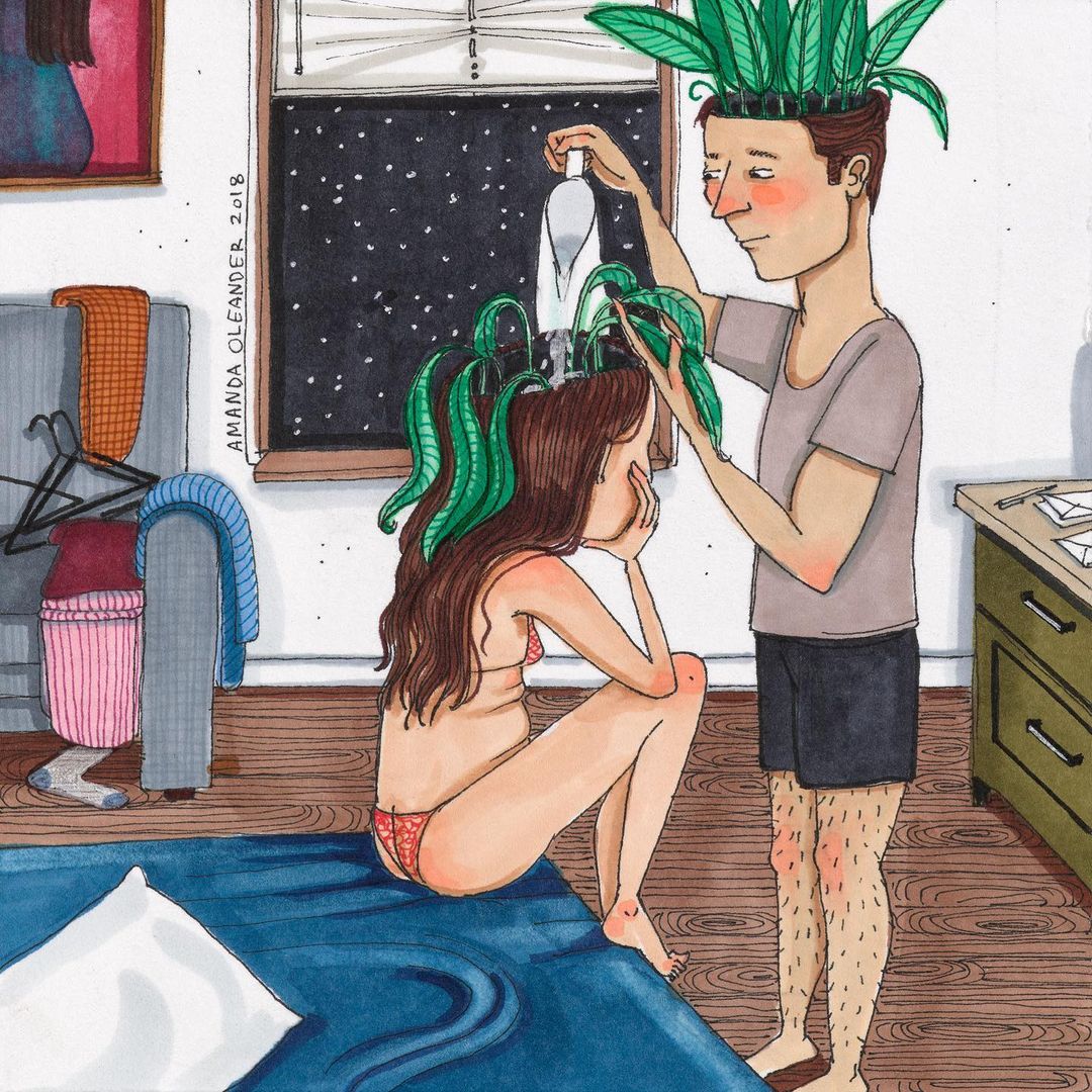 BestOfMeow's tweet photo. Art by Amanda Oleander https://t.co/HumSLs4wEZ