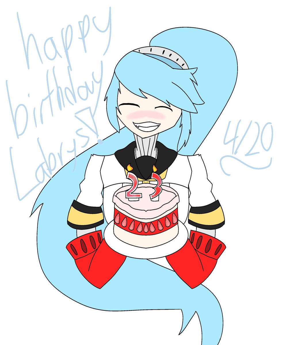SheepParabellum's tweet photo. Happy birthday to the best character in all fiction from who I got my identity! https://t.co/4aLV4f9Wl0