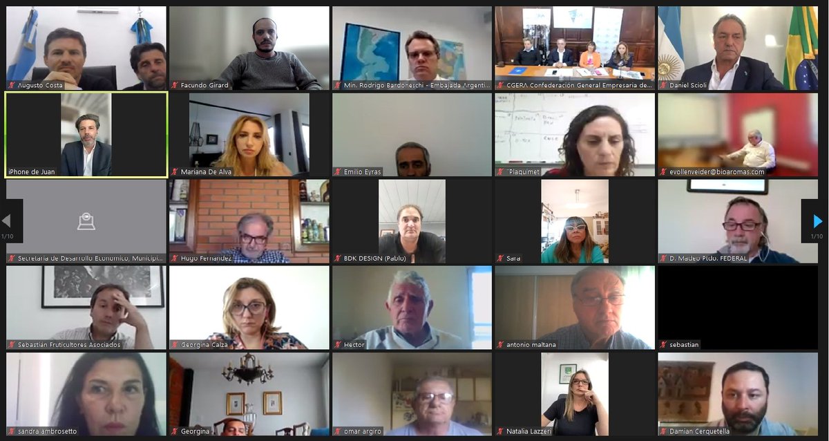 Más de 300 industriales de CGERA participaron en el encuentro virtual “Cómo hacer negocios y vender en el mercado interno brasileño”, junto al Embajador <a href="/danielscioli/">Daniel Scioli 🇦🇷</a> y el Ministro de <a href="/Produccion_PBA/">Min. Producción, Ciencia e Innovación Tecnológica</a> <a href="/CostaAugusto9/">Augusto Costa</a>.

cge-ra.org/V16/daniel-sci…