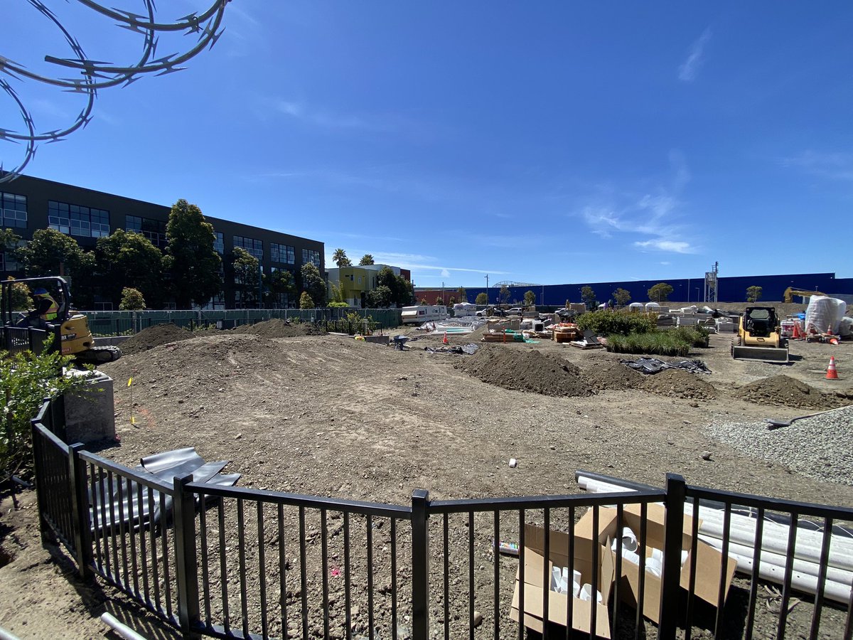 JohnBauters's tweet photo. 3.5 acres of open space in a 10 acre site with 500 new homes.
✳️ Large park with basketball half court and urban organic garden
✳️ Bike pass through adaptive reuse bldg.
✳️ Children’s playground with public restroom
✳️ Large &amp; small dog park on bike-ped trail

Opens Fall 2023! https://t.co/M0Is6Jgwzj