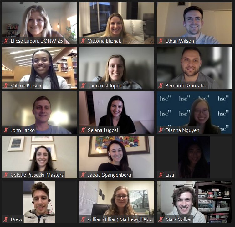 AAPhysiatry_MSC's tweet photo. Happy #NationalVolunteerWeek! Thank you so much to our medical student council for volunteering your time to create some wonderful opportunities for students interested in #Physiatry. From journal club to the big buddy program, we are working on a lot of exciting projects!!! https://t.co/q8u10RMuOa