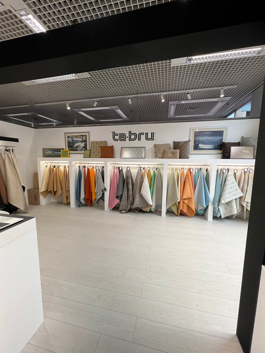 tabruspa's tweet photo. @propostefair @tabruspa 
Ala Lario Stand 10 18-20 Aprile 2023 #propostefair #propostefair2023 #wprldpreview #furnishingfabrics #curtains #villaerba #lakecomo
 #30thedition #proposte30 #Tabru https://t.co/visWLFYzB9