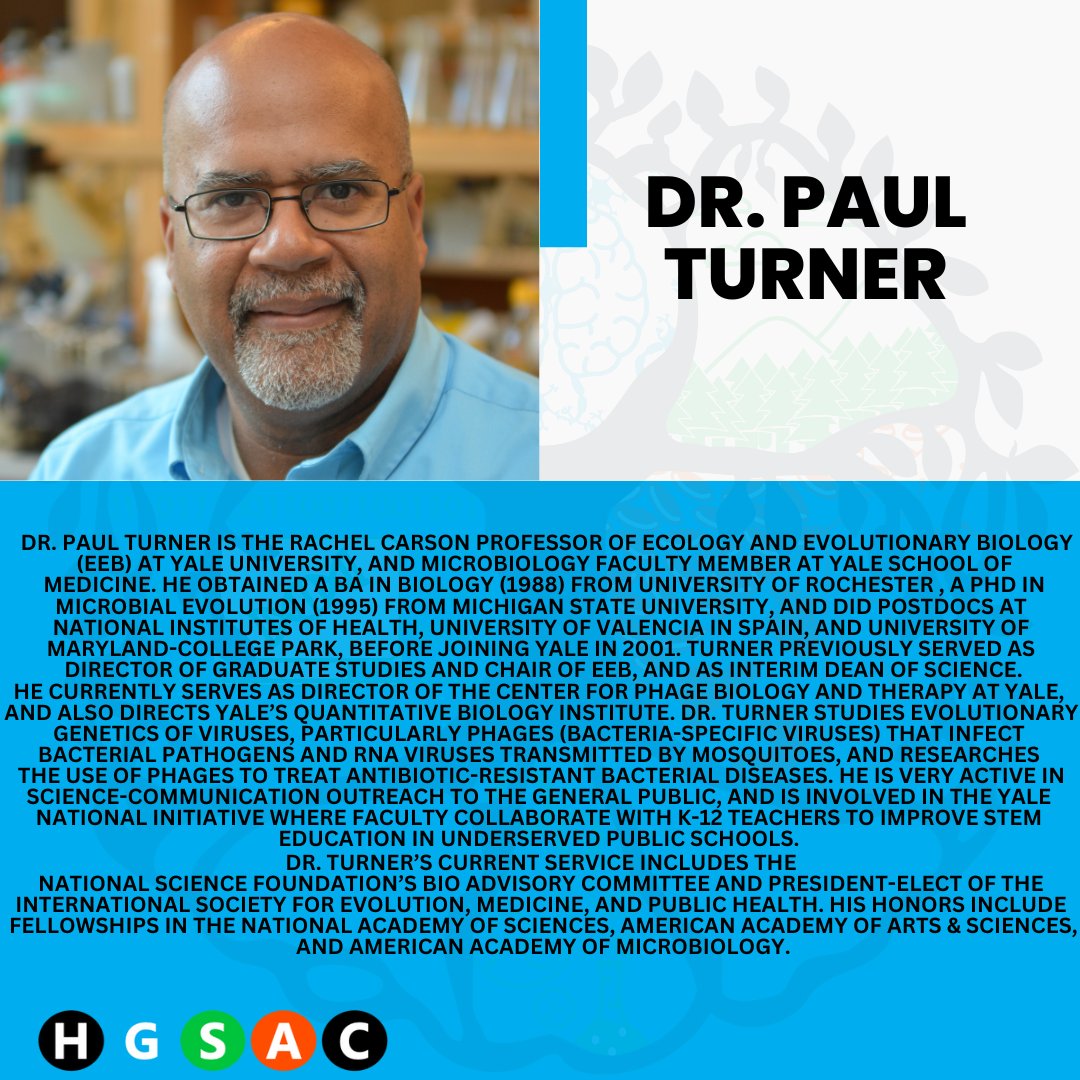 PSU_HGSAC's tweet photo. Dr. Paul Turner (@PaulTurnerLab), a distinguished Professor of Ecology and Evolutionary Biology at Yale University, is our LSS keynote speaker! Make sure you register for the LSS on May 26th: https://t.co/WfgjAvse1k https://t.co/PnQDlPff0f
