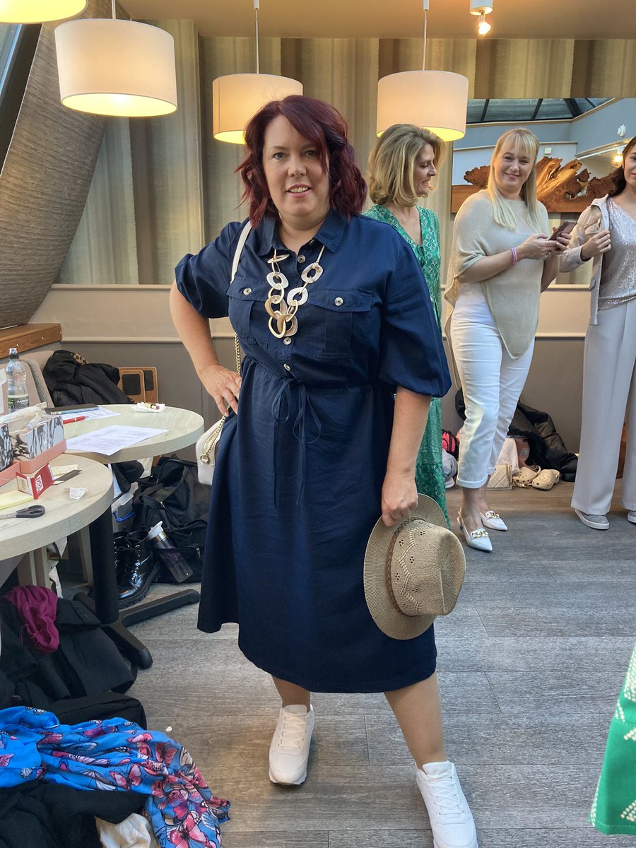 annesutcliffe's tweet photo. Had an absolute blast modelling at the @CalderdaleFound fashion &amp; fizz event at @harveyshalifax on behalf of @RCadventurersYL #Halifax #rotaryopensopportunities. Other fabulous models included inspirational women from @WomenCentreCK and @Focus4Hope https://t.co/smajBxRKrm