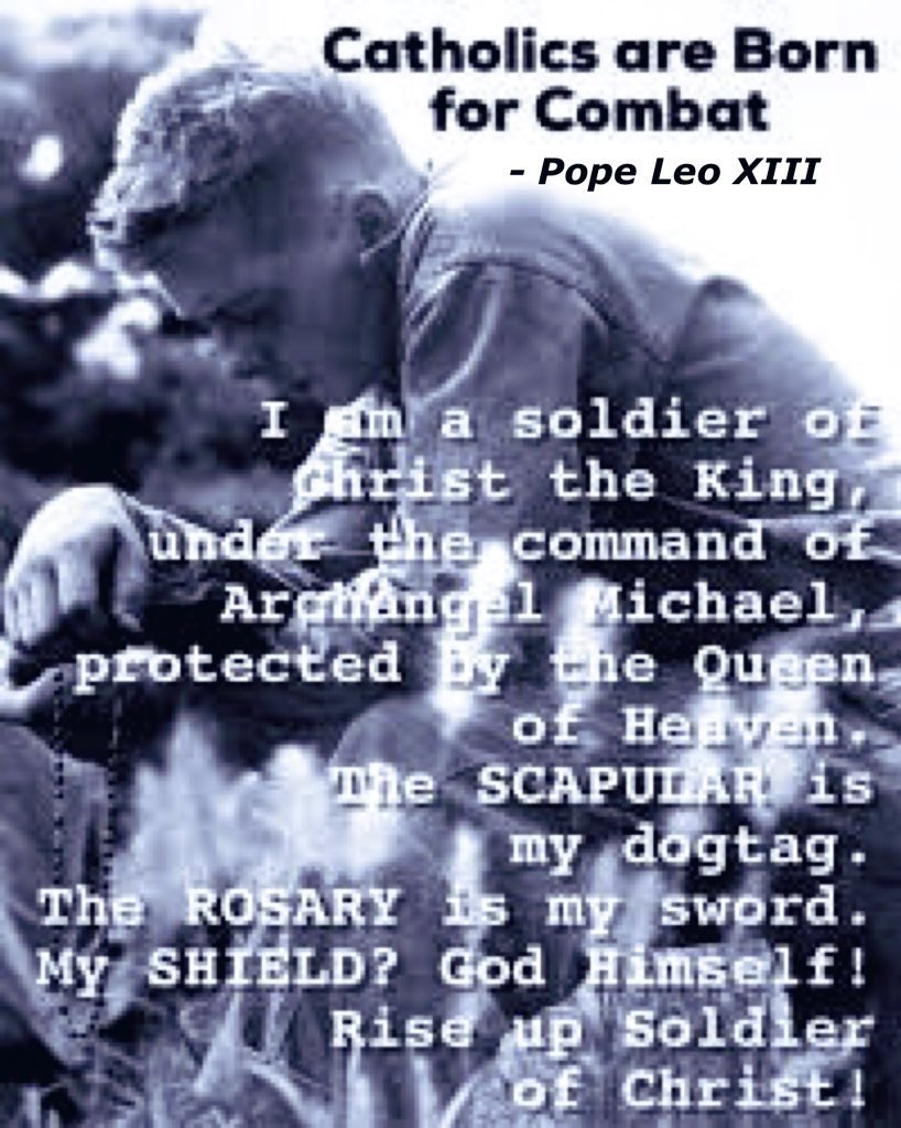 HolyTrinity1970's tweet photo. 🙏⚔️🛡💯
#AveMaria #Christus #Rosarium #SoldierOfChrist #SpiritualCombat #TradCat #SancteMichaelArchangele #CatholicTwitter https://t.co/xtxzsGS76J