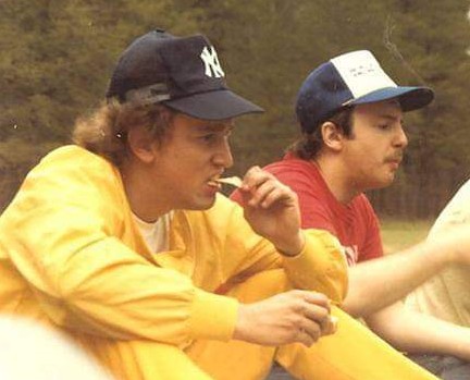 PiraticalPat's tweet photo. Happy 4/20 day. Here's a legal flashback with 4/20 in mind. At a Communication Department softball game while in college at Bemidji State. That telltale glazing of the eyes and the Doritos munchies have hit.

#420day #420vibes https://t.co/b33rsXlLaI