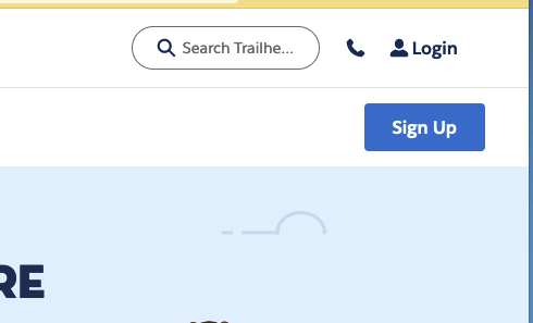 erictstahl's tweet photo. @sfdc_nerd @nanahg3 @salesforce @trailhead @AnnWeeby I'm trying to figure out if there's confusion about the change in the login button location, or if it's a back end issue.  We have moved all Trailblazer ID logins to the Login drop down.  If you click the blue button below, that's for new users to sign up. https://t.co/UObUK5cmY8
