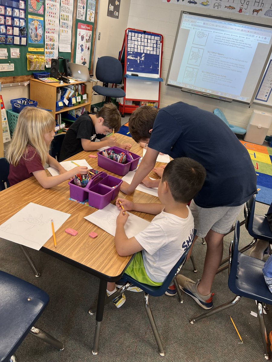 YoungmanTeach's tweet photo. Craft time with some wonderful fifth grade helpers! @TuckahoeSchool @TuckahoeGrade5 #TuckahoeRocks https://t.co/f2HFmbQ0oU