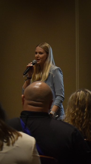 BandsHpsd's tweet photo. It was such an honor to speak to the next generation of music teachers today at the annual PMEA (Pennsylvania Music Educators Association) conference! Mentors, coworkers, and past students were all in the room, and awesome conversations were had! Very thankful! 
#hpsdawesome https://t.co/ApkhQPSeMm