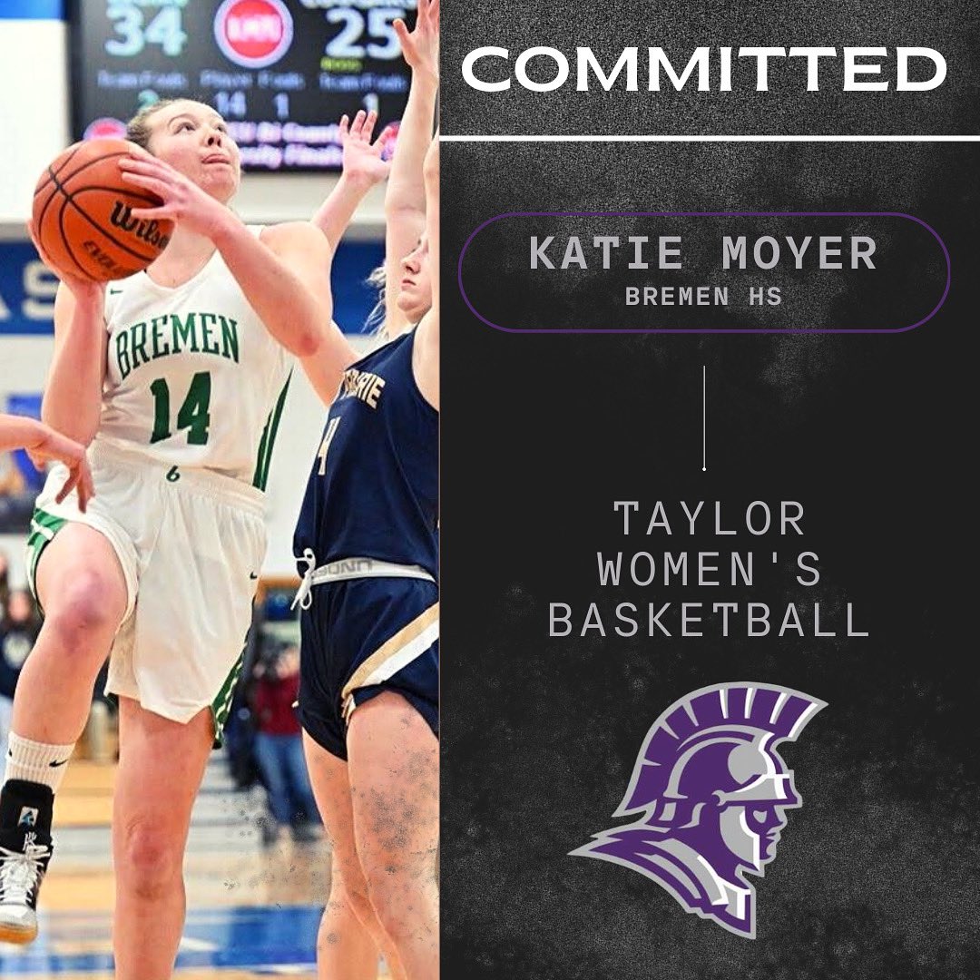 TaylorU_WBB's tweet photo. 🚨 COMMITTED 🚨

Please help us welcome our newest addition to the ‘23 class, Katie Moyer! Katie joins us from Bremen High School and we are excited for her to officially join our family! https://t.co/TsNT5dtWFk