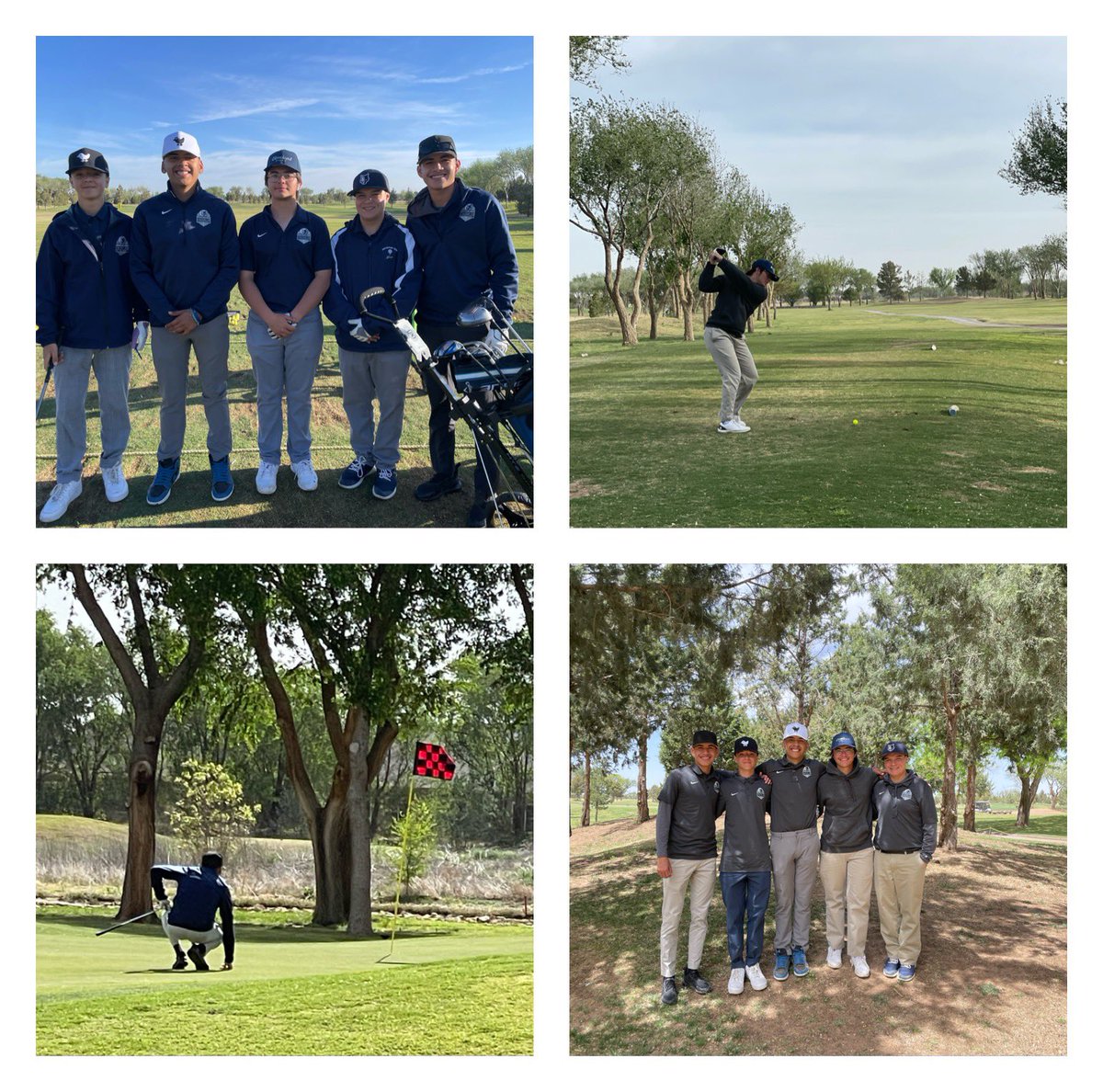 MtViewGolf2's tweet photo. Rounds done at Regionals! Shout out to the Lobo boys golf team for a job well done in Lubbock. Proud of these young gentleman for fighting through the elements. 
@RTMVHS @ClintISD @MVHS_MSRAMIREZ https://t.co/lK1JA99h7Q