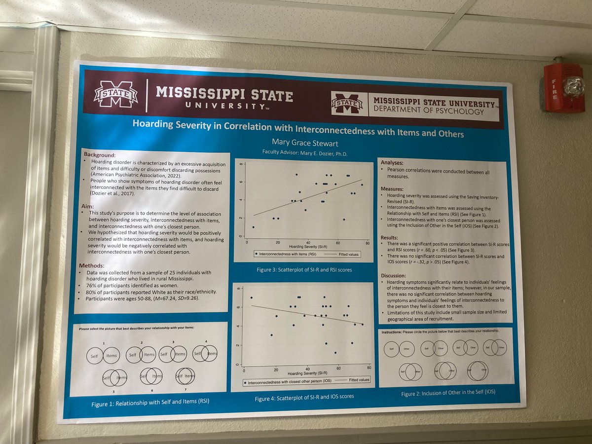 MaryEDozier1's tweet photo. Thank you @phd_porter for getting permission (and command strips) for us to hang student posters in Magruder! The research projects of @AcademicNoelle and @MaryGraceS7 will live on for generations to come. (Or until we move buildings next summer). #psychology #research https://t.co/soqSE8qd6z