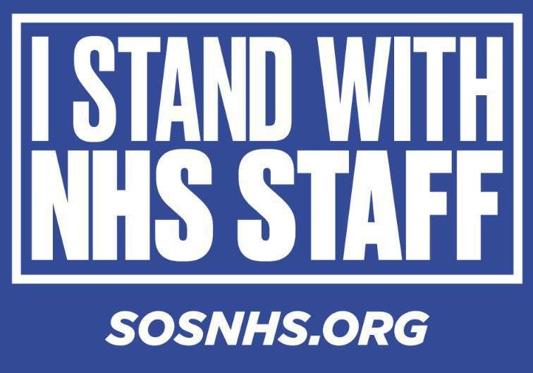 Dear 🇬🇧,

Pick a side. Either you support the militant, greedy, extremist Tory govt that intentionally engineered the collapse of your NHS to profit off its demise — while you suffer — or you back NHS staff fighting for you. I know exactly where I stand. Do you?

#SOSNHS #BBCQT