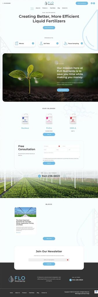 🎉🌱 Exciting news! We just launched a brand new website for FLO Nutrients! 🚀 Our team at Red Spot Design worked hard to create a fully custom WordPress web design with eCommerce functionality using the WooCommerce Shopping Cart Plugin. 🛒 While the pro… buff.ly/3N3N7UL