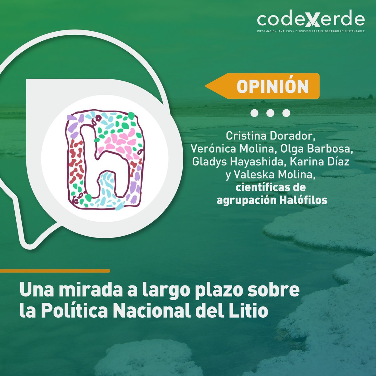 La promesa de que el #litio nos abrirá las puertas a una economía que frene la #crisisclimática se enfrenta a la dura realidad de que la explotación genera graves consecuencias para los ecosistemas de donde se extrae este mineral en Sudamérica: los salares bit.ly/3Lh3nk5