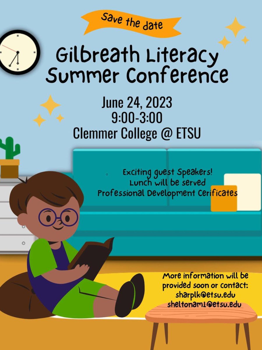 Glibreath Summer Literacy Conference. To register: sites.google.com/literacyassoci…
