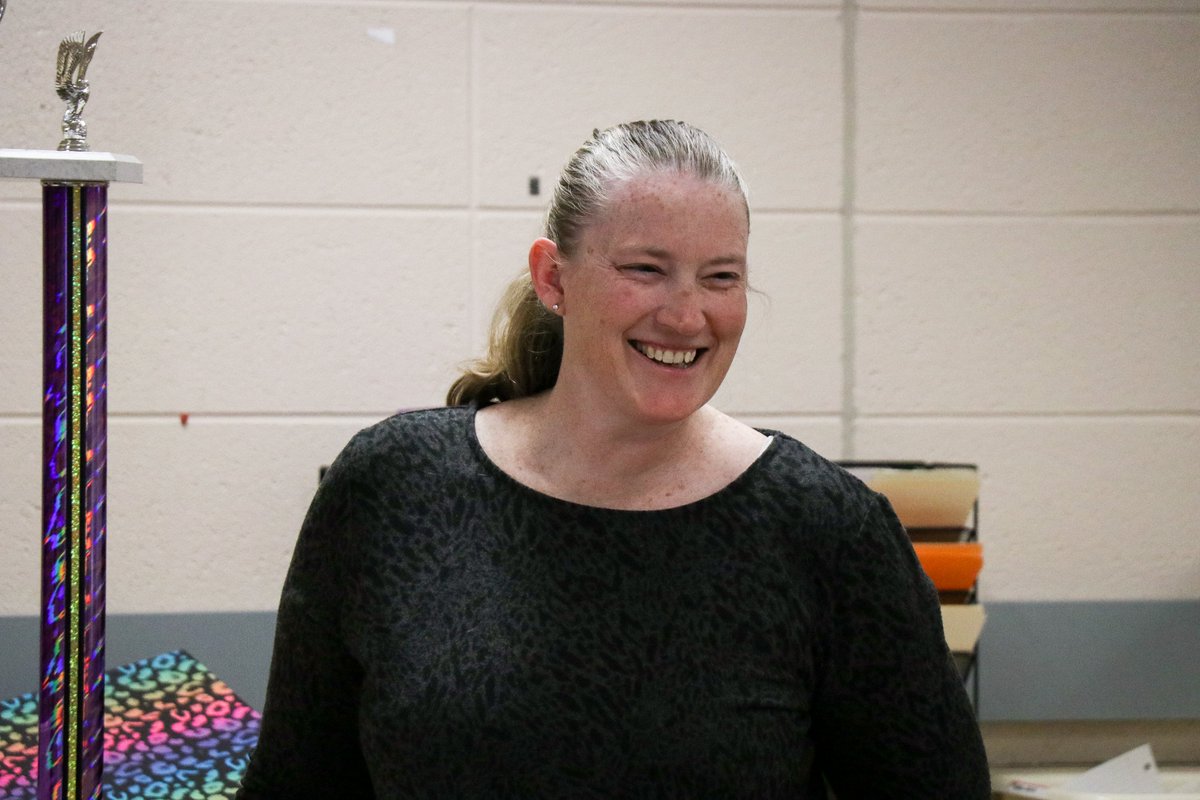 Congrats to <a href="/SouthportMiddle/">Southport Middle</a> teacher, Amber Barton for winning a 180 Award from <a href="/HMHCo/">HMH Education</a>! This is national recognition of Amber's significant efforts to grow her students' reading skills. Mr. Gaff surprised her with an awesome makeshift trophy to help celebrate this achievement!