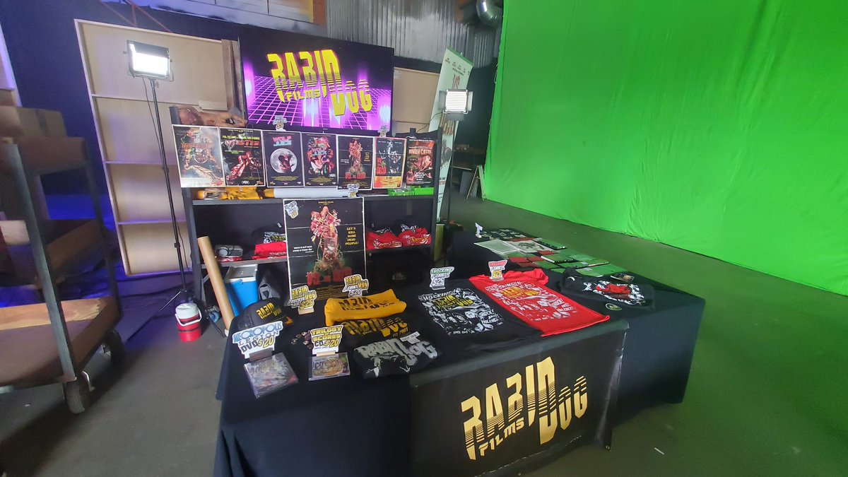 We are set up at @fannabisexpo for the weekend!!!! #420 #horrorfilms #horrormovies #wolfjuice #grindhouse #rabidogfilms <a href="/RABIDOGFILMS/">RABIDOGFILMS</a>