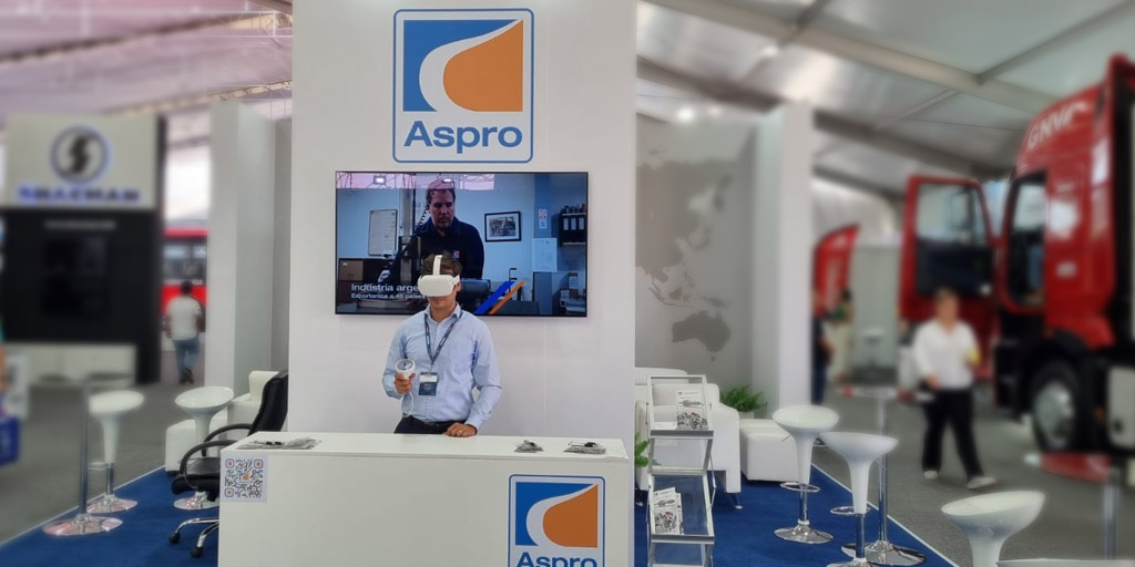 aspro_oficial's tweet photo. 🟦 Ya está nuestro stand en #AltFuels Perú 2023.

🟧 ¡Acercarte al stand B2 para hacer el tour de realidad virtual de nuestra planta! https://t.co/lQrAkV4Cto